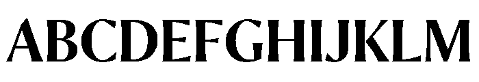 Orlando Medium Font UPPERCASE