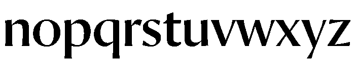 Orlando Roman Font LOWERCASE