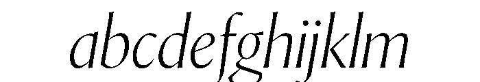 Orlando Thin Italic FONT
