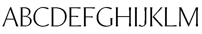 Orlando Thin Font UPPERCASE