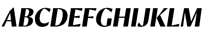 Orleans Bold Italic Font UPPERCASE