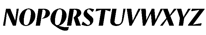 Orleans Bold Italic Font UPPERCASE