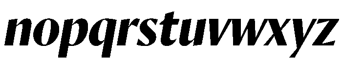 Orleans Bold Italic Font LOWERCASE