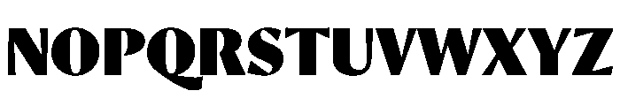 Orleans Fat Font UPPERCASE
