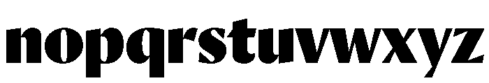 Orleans Fat Font LOWERCASE