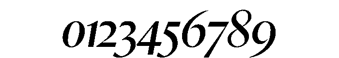 Orleans Italic Font OTHER CHARS