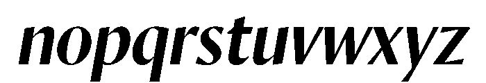 Orleans Medium Italic Font LOWERCASE