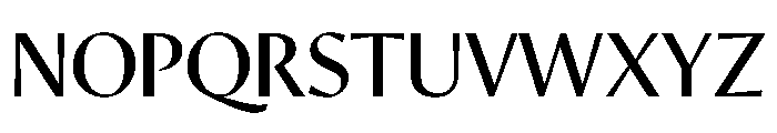 Orleans Roman Font UPPERCASE
