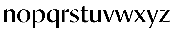 Orleans Roman Font LOWERCASE