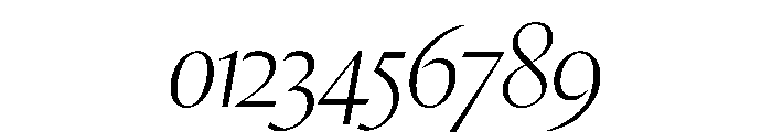 Orleans Thin Italic Font OTHER CHARS