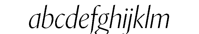Orleans Thin Italic FONT