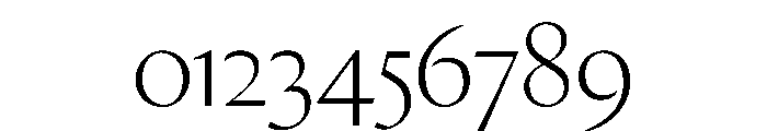 Orleans Thin Font OTHER CHARS