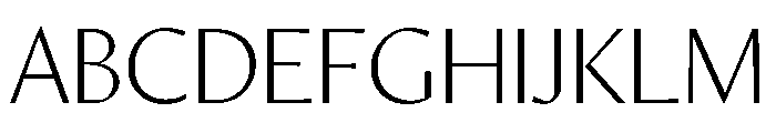 Orleans Thin Font UPPERCASE