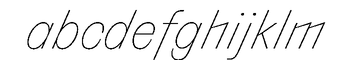 Ortank Italic Instance FONT