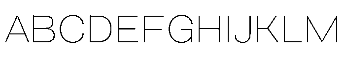 Ortank Regular Instance Font UPPERCASE