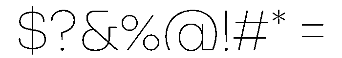 OrtankHangeulGX Regular Instance Font OTHER CHARS