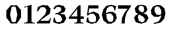 OrticaAngular Bold Font OTHER CHARS