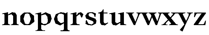 OrticaAngular Bold Font LOWERCASE