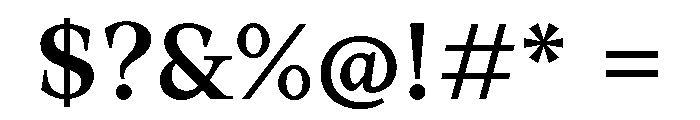 OrticaLinear Bold Font OTHER CHARS
