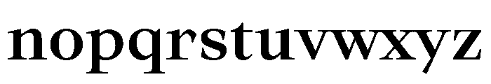 OrticaLinear Bold Font LOWERCASE