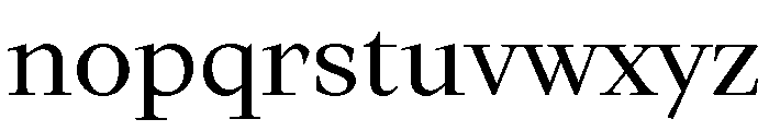 OrticaLinear Regular Font LOWERCASE