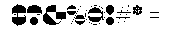 Orwellian Regular Font OTHER CHARS