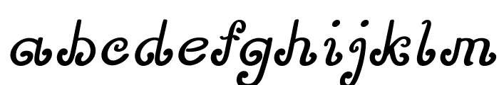 Orenthal-BoldItalic Font LOWERCASE