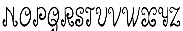 Orenthal-CondensedRegular Font UPPERCASE