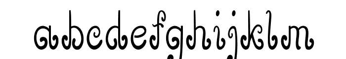 Orenthal-CondensedRegular Font LOWERCASE