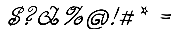 OrenthalItalic Font OTHER CHARS
