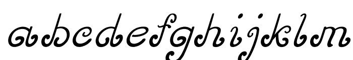 OrenthalItalic Font LOWERCASE