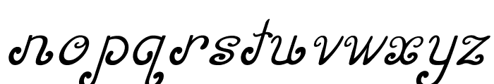 OrenthalItalic Font LOWERCASE