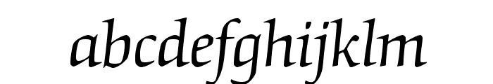 OrigamiStd-Italic Font LOWERCASE