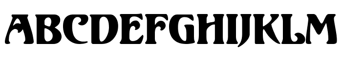 Orpheus Regular Font UPPERCASE