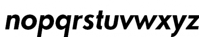 Orenburg Bold Oblique Font LOWERCASE