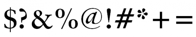 Original Garamond Bold Font OTHER CHARS