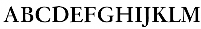 Original Garamond Bold Font UPPERCASE