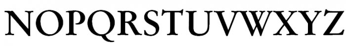 Original Garamond Bold Font UPPERCASE