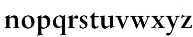 Original Garamond Bold Font LOWERCASE