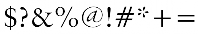 Original Garamond Regular SC OSF Font OTHER CHARS