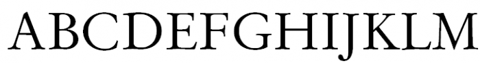 Original Garamond Regular SC OSF Font UPPERCASE