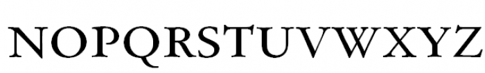Original Garamond Regular SC OSF Font LOWERCASE