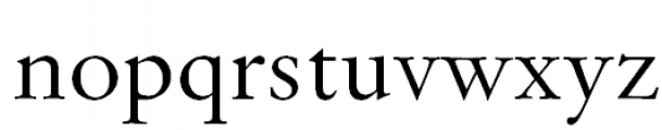 Original Garamond Regular Font LOWERCASE