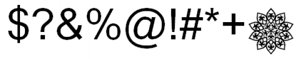 Ornament5 Regular Font OTHER CHARS