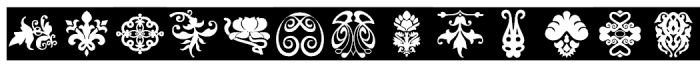 Ornament6 Regular Font UPPERCASE