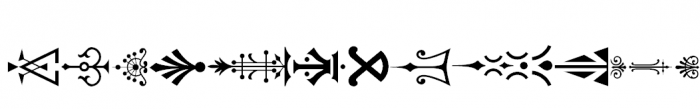 OrnamentTM  Font LOWERCASE