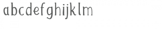 organic font Font LOWERCASE