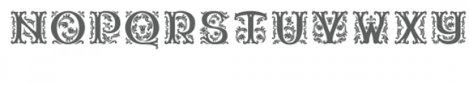 ornate monograms font Font UPPERCASE