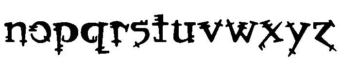Orbus Regular Font LOWERCASE