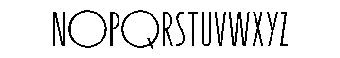 Organda Regular Font UPPERCASE